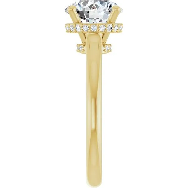 Hidden Halo-Style Engagement Ring Image 4 Jimmy Smith Jewelers Decatur, AL