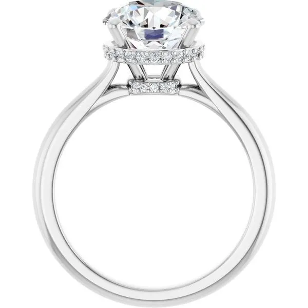 Hidden Halo-Style Engagement Ring Image 2 Paul James Jewelers Angels Camp, CA