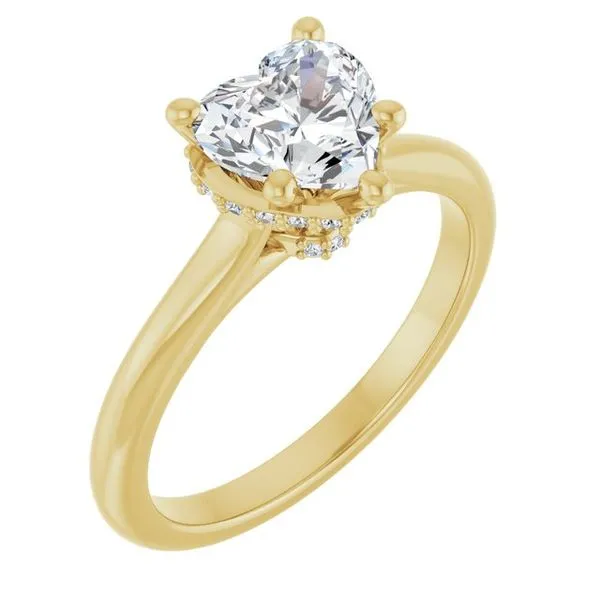 Hidden Halo-Style Engagement Ring Paul James Jewelers Angels Camp, CA
