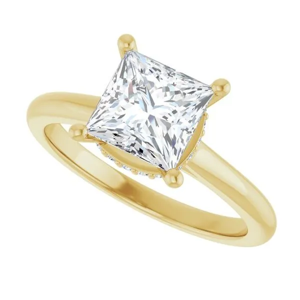 Hidden Halo-Style Engagement Ring Image 5 Shipley's Fine Jewelry Hampstead, MD