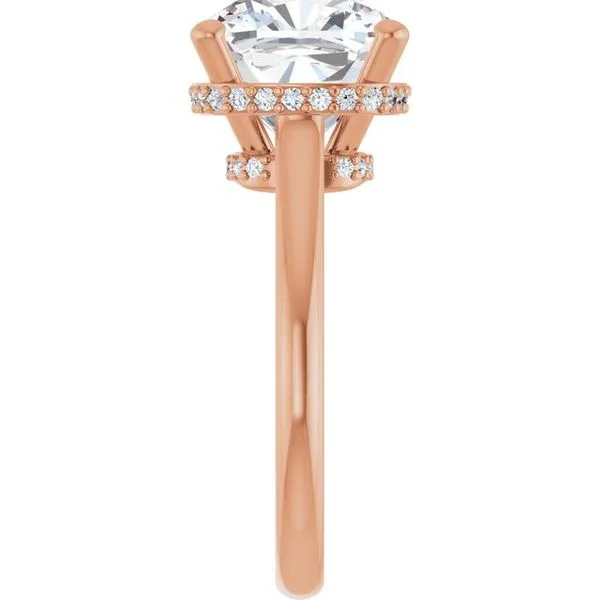 Hidden Halo-Style Engagement Ring Image 4 Jimmy Smith Jewelers Decatur, AL