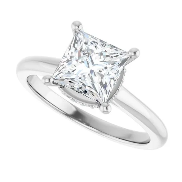 Hidden Halo-Style Engagement Ring Image 5 Jimmy Smith Jewelers Decatur, AL