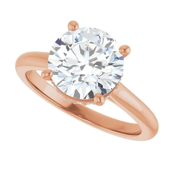 Hidden Halo-Style Engagement Ring Image 5 Futer Bros Jewelers York, PA