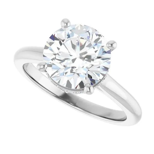 Hidden Halo-Style Engagement Ring Image 5 Jimmy Smith Jewelers Decatur, AL