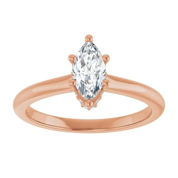 Hidden Halo-Style Engagement Ring Image 3 Vulcan's Forge LLC KANSAS CITY, MO