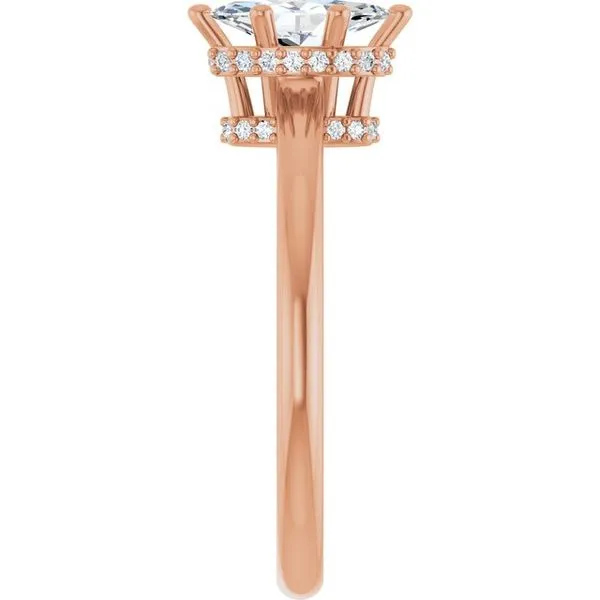 Hidden Halo-Style Engagement Ring Image 4 Mark Jewellers La Crosse, WI