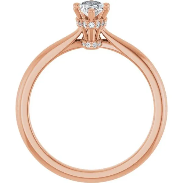 Hidden Halo-Style Engagement Ring Image 2 Arezzo Jewelers Elmwood Park, IL