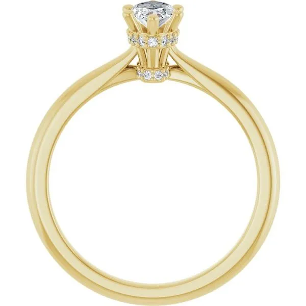 Hidden Halo-Style Engagement Ring Image 2 Raleigh Diamond Fine Jewelry Raleigh, NC