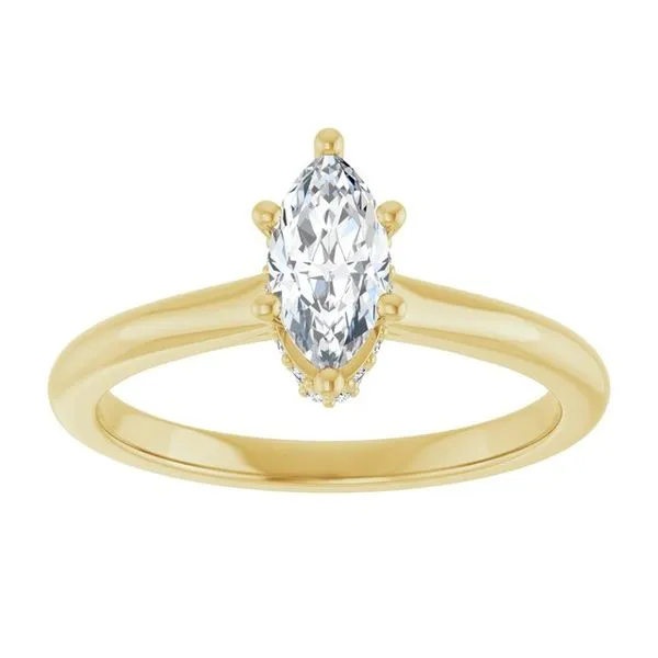 Hidden Halo-Style Engagement Ring Image 3 Michael Szwed Jewelers Longmeadow, MA