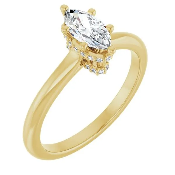 Hidden Halo-Style Engagement Ring J. Thomas Jewelers Rochester Hills, MI