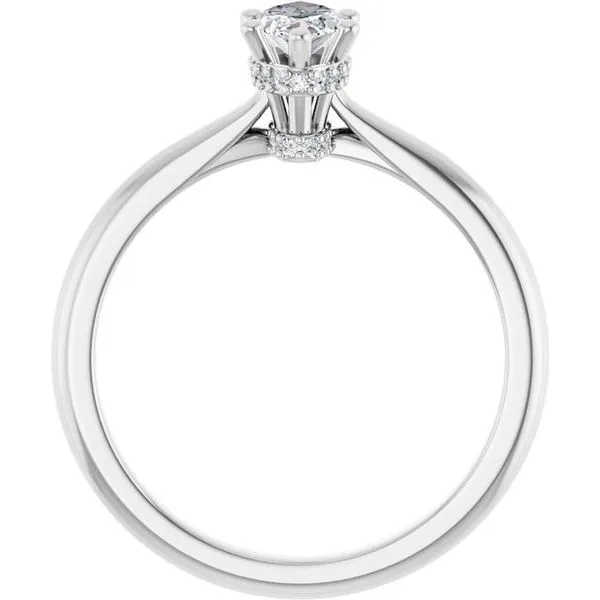 Hidden Halo-Style Engagement Ring Image 2 Raleigh Diamond Fine Jewelry Raleigh, NC