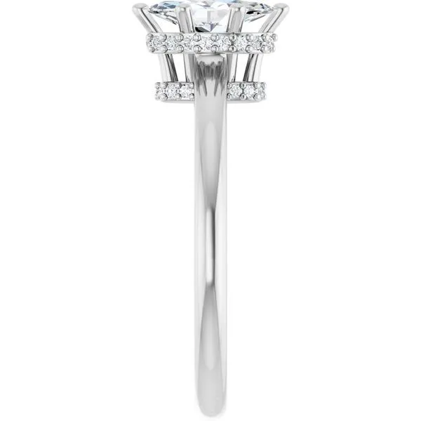 Hidden Halo-Style Engagement Ring Image 4 Paul James Jewelers Angels Camp, CA