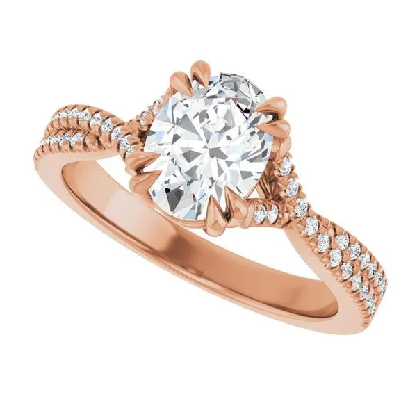 Double Claw-Prong Solitaire Criss-Cross Engagement Ring Image 5 J. Thomas Jewelers Rochester Hills, MI