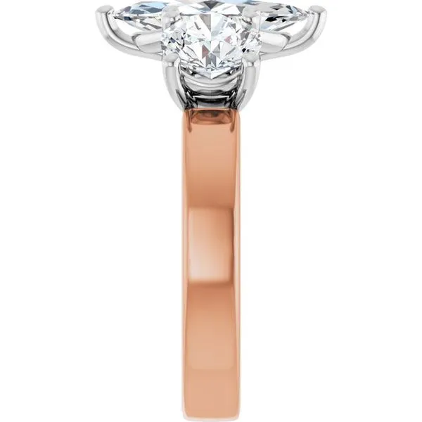 Three-Stone Engagement Ring Image 4 Raleigh Diamond Fine Jewelry Raleigh, NC