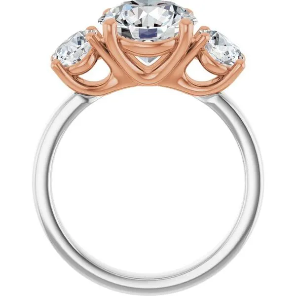 Three-Stone Engagement Ring Image 2 Raleigh Diamond Fine Jewelry Raleigh, NC