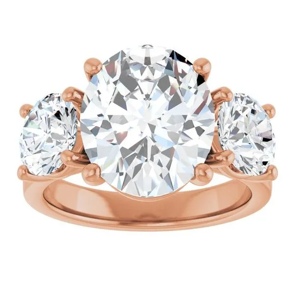 Three-Stone Engagement Ring Image 3 Raleigh Diamond Fine Jewelry Raleigh, NC