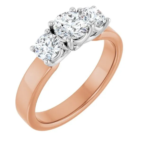 Three-Stone Engagement Ring Raleigh Diamond Fine Jewelry Raleigh, NC