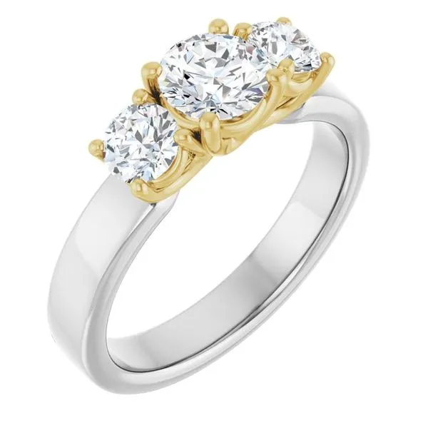 Three-Stone Engagement Ring Raleigh Diamond Fine Jewelry Raleigh, NC