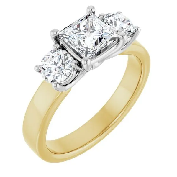 Three-Stone Engagement Ring Raleigh Diamond Fine Jewelry Raleigh, NC
