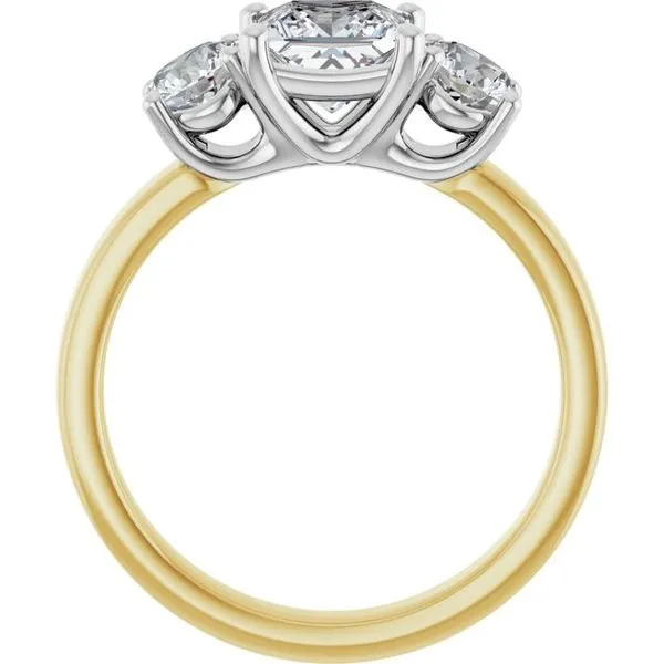 Three-Stone Engagement Ring Image 2 Raleigh Diamond Fine Jewelry Raleigh, NC
