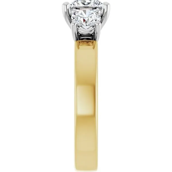 Three-Stone Engagement Ring Image 4 Raleigh Diamond Fine Jewelry Raleigh, NC