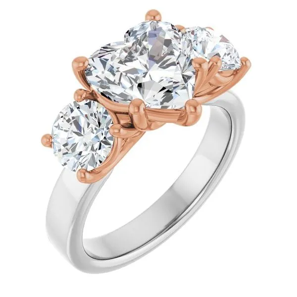 Three-Stone Engagement Ring Raleigh Diamond Fine Jewelry Raleigh, NC