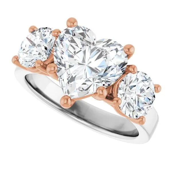 Three-Stone Engagement Ring Image 5 Raleigh Diamond Fine Jewelry Raleigh, NC