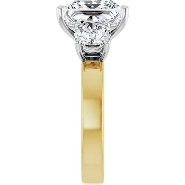 Three-Stone Engagement Ring Image 4 Raleigh Diamond Fine Jewelry Raleigh, NC