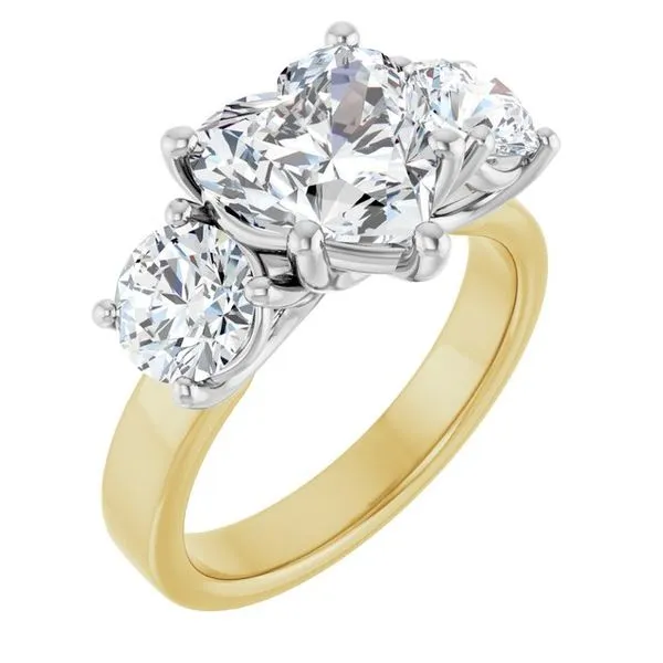 Three-Stone Engagement Ring Raleigh Diamond Fine Jewelry Raleigh, NC