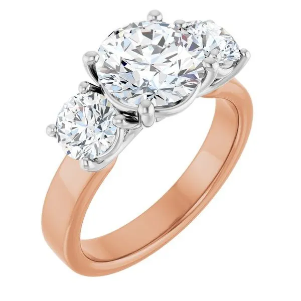 Three-Stone Engagement Ring Raleigh Diamond Fine Jewelry Raleigh, NC
