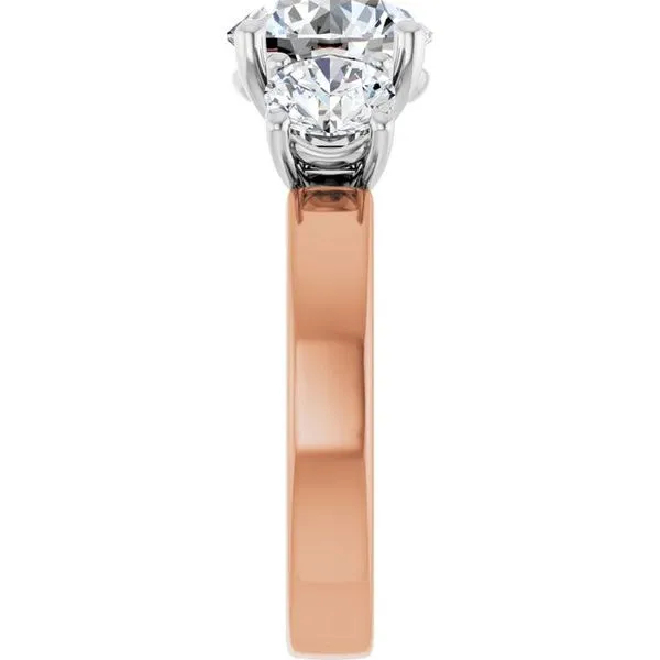 Three-Stone Engagement Ring Image 4 Raleigh Diamond Fine Jewelry Raleigh, NC