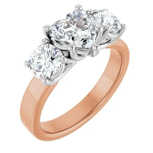 Three-Stone Engagement Ring Raleigh Diamond Fine Jewelry Raleigh, NC