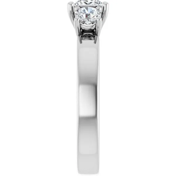 Three-Stone Engagement Ring Image 4 Raleigh Diamond Fine Jewelry Raleigh, NC