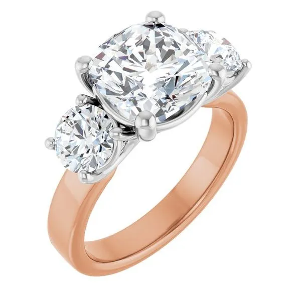 Three-Stone Engagement Ring Raleigh Diamond Fine Jewelry Raleigh, NC
