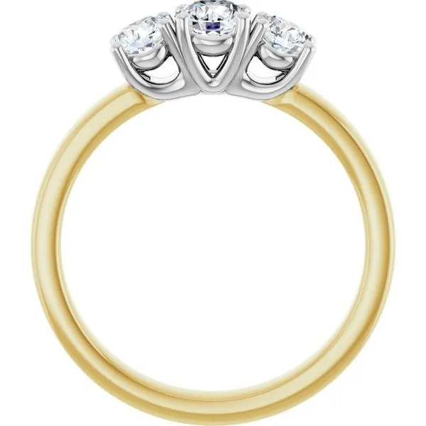 Three-Stone Engagement Ring Image 2 Raleigh Diamond Fine Jewelry Raleigh, NC