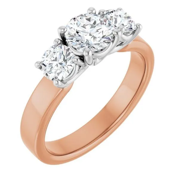 Three-Stone Engagement Ring Raleigh Diamond Fine Jewelry Raleigh, NC