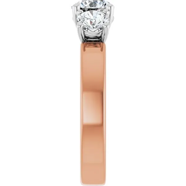 Three-Stone Engagement Ring Image 4 Raleigh Diamond Fine Jewelry Raleigh, NC