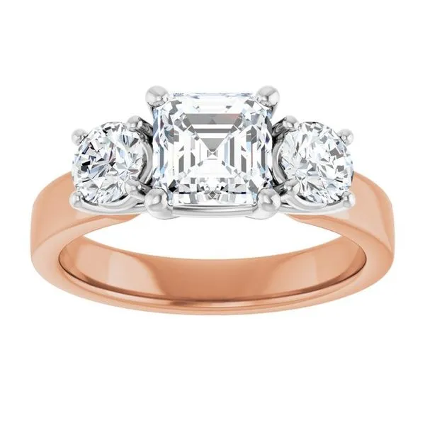 Three-Stone Engagement Ring Image 3 Raleigh Diamond Fine Jewelry Raleigh, NC