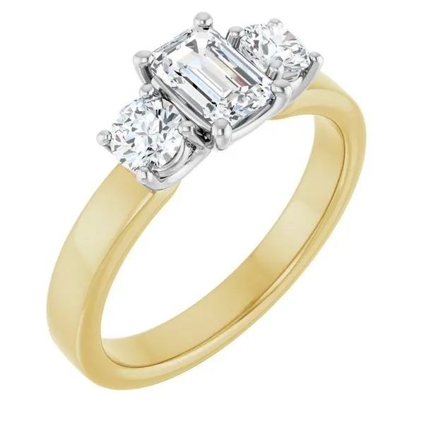 Three-Stone Engagement Ring Raleigh Diamond Fine Jewelry Raleigh, NC