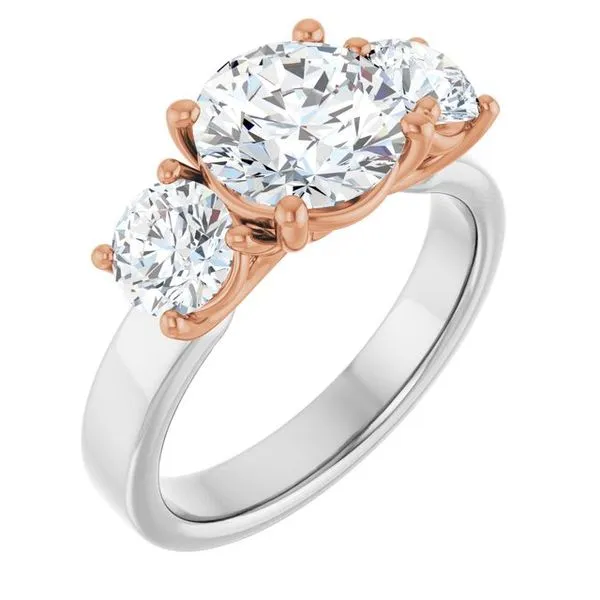 Three-Stone Engagement Ring Jimmy Smith Jewelers Decatur, AL