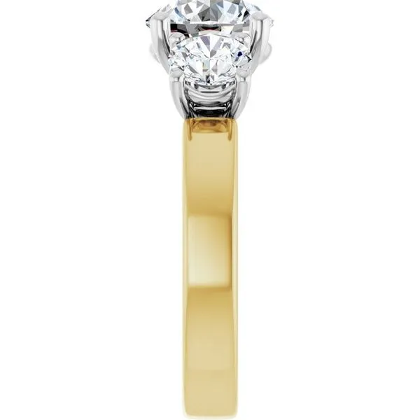 Three-Stone Engagement Ring Image 4 Raleigh Diamond Fine Jewelry Raleigh, NC