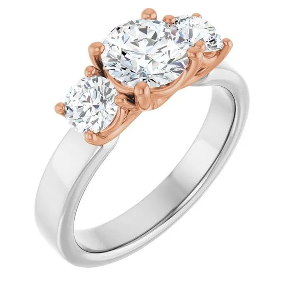Three-Stone Engagement Ring Raleigh Diamond Fine Jewelry Raleigh, NC