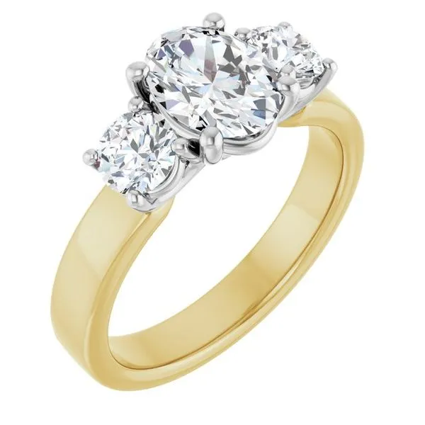 Three-Stone Engagement Ring Raleigh Diamond Fine Jewelry Raleigh, NC
