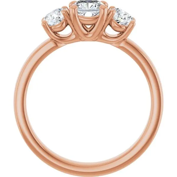 Three-Stone Engagement Ring Image 2 Raleigh Diamond Fine Jewelry Raleigh, NC