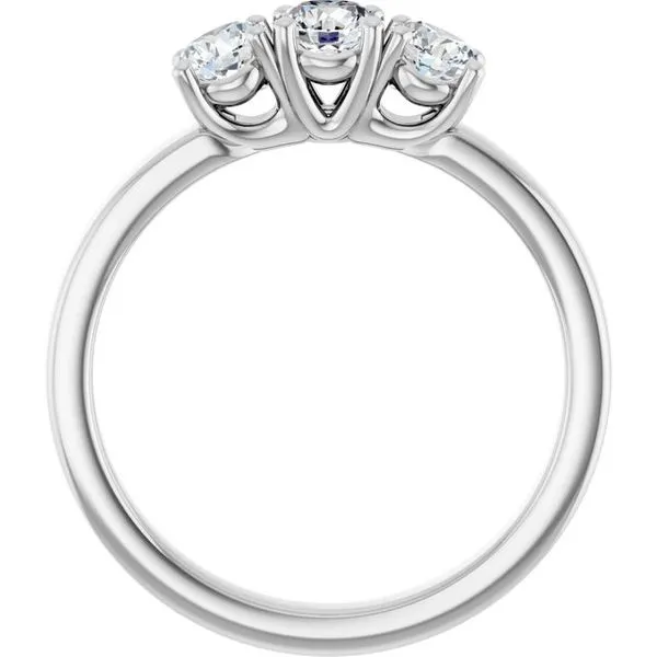 Three-Stone Engagement Ring Image 2 Berilian Jewelers Folsom, CA