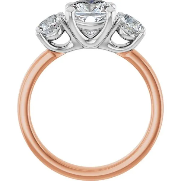 Three-Stone Engagement Ring Image 2 Berilian Jewelers Folsom, CA