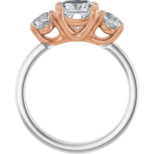 Three-Stone Engagement Ring Image 2 Raleigh Diamond Fine Jewelry Raleigh, NC
