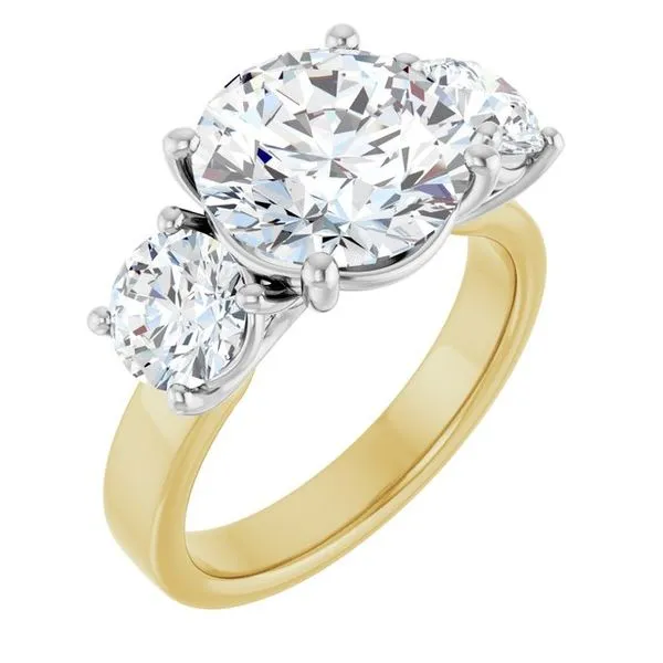 Three-Stone Engagement Ring Raleigh Diamond Fine Jewelry Raleigh, NC