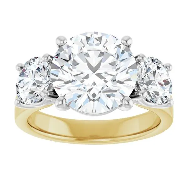 Three-Stone Engagement Ring Image 3 Raleigh Diamond Fine Jewelry Raleigh, NC