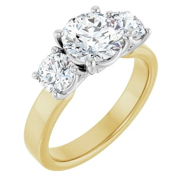 Three-Stone Engagement Ring Raleigh Diamond Fine Jewelry Raleigh, NC